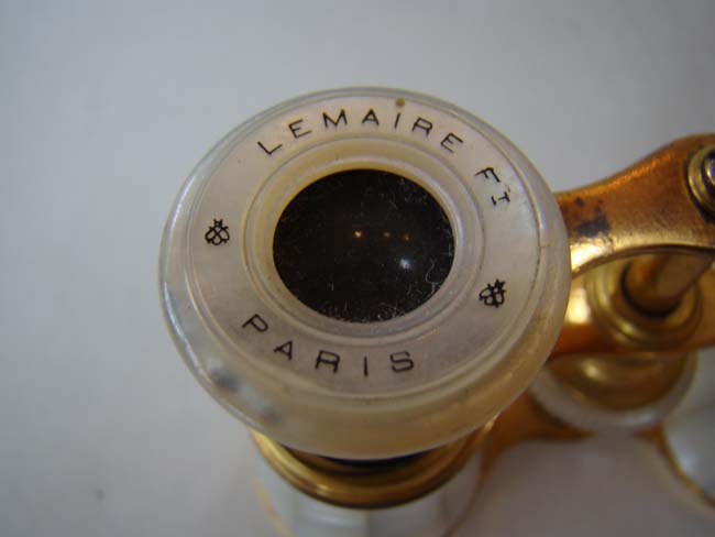 A good pair of French Opera Glasses by Lemaire of Paris and sold by Stowell of Boston circa 1900 — image 3